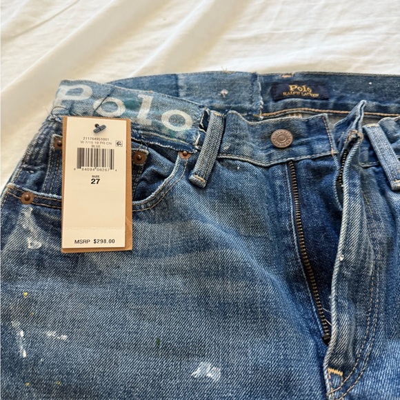 Polo Ralph Lauren women Blue Distressed Jeans - Picture 2 of 8